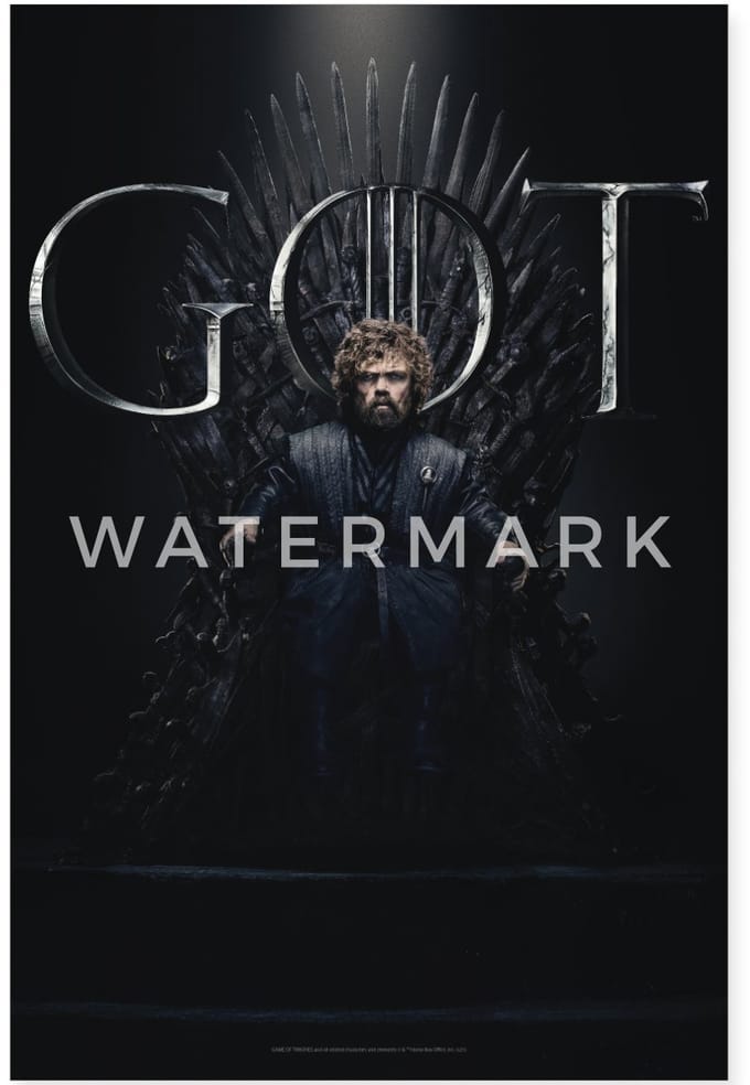 Game Of Thrones Tyrion Lannister GOT Poster 60x90 cm