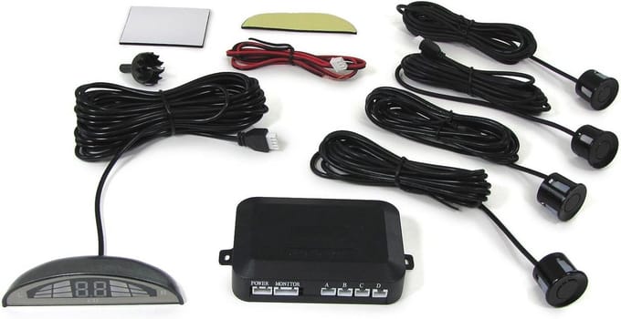 PDC Park Distance Control Achteruitrijwaarschuwing met LED-display 12v Set