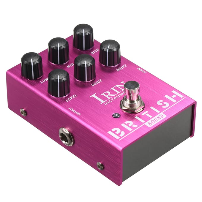IRIN Mini Gitaar Effectpedaal M-SHALL Luidsprekersimulator Cabinetsimulator Gitaar Effectorpedaal blauw