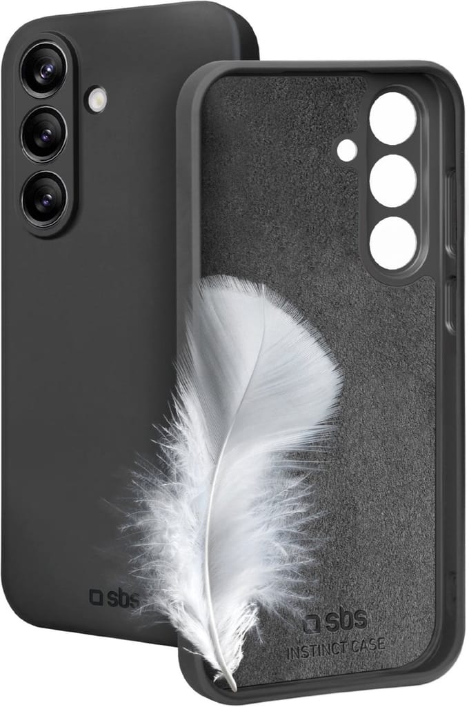 sbs mobile Cover Samsung Galaxy S25 FE Zwart Stootbestendig
