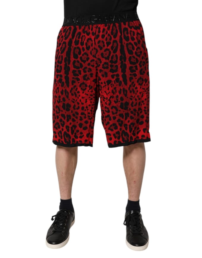 Luipaardprint Casual Shorts