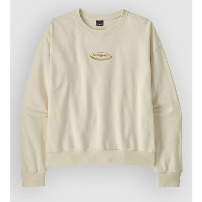 Patagonia 95 Oval Logo Daily Crew Sweater wit