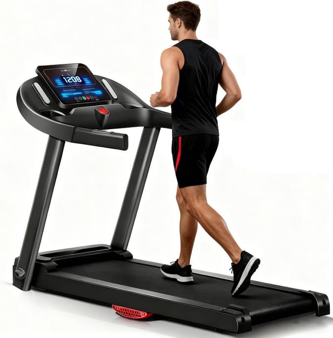 Inklapbare Loopband - Elektrische Hometrainer - Walking Pad Fitness - Interval
