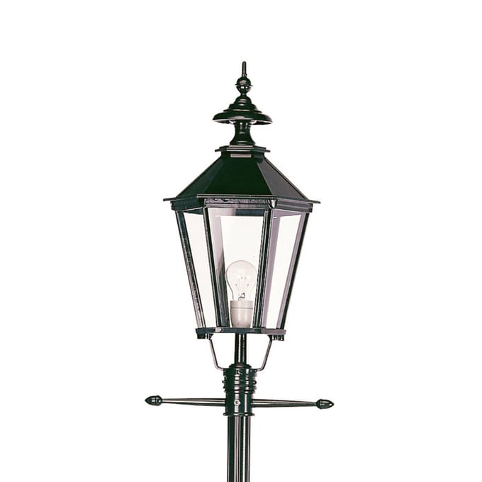 K.S. Verlichting Lantaarnpaal Manchester 1-lamp zwart