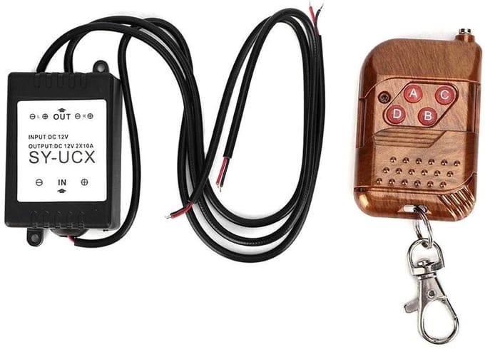 Allecto - Wireless Controller - Strobe Module - Universeel - LED Flash Controller - Voor Auto en Motorrad - 12V 1.5W - Geschikt voor Lkw