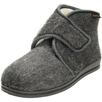 Fischer 2613 82 Hoge Pantoffels Grijs 100% Wol Heren - Grijs - 43