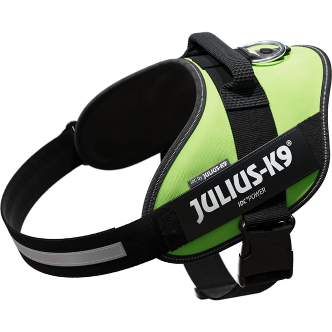 Julius-K9 IDC®-Powertuigje - Neon groen - Grootte XL: borstomvang 71 - 96 cm