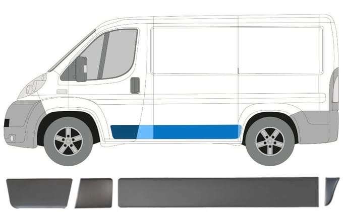 Sierlijsten set voor Citroen Jumper 2006-2018 / Links
