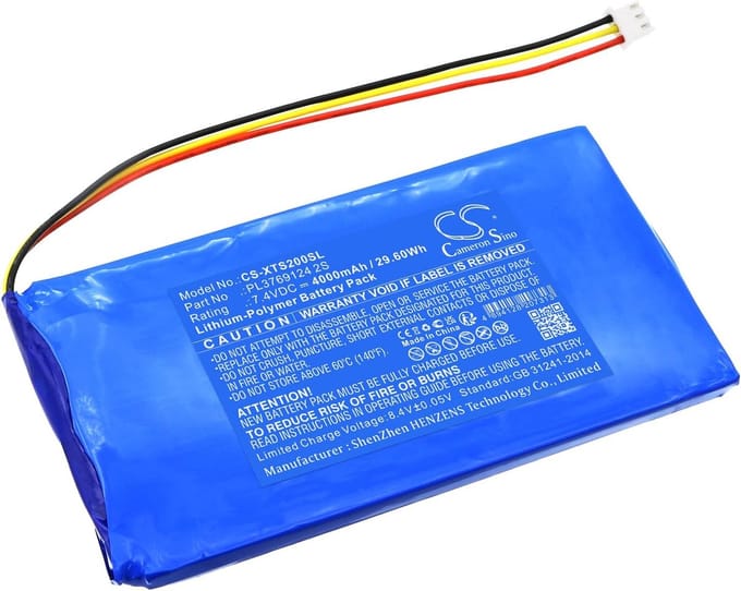 Diagnostisch Tool Batterij - Oplaadbare Energiebron - Voertuigonderhoud - Lithium Polymeer - 12.6 x 6.7 cm - Blauw
