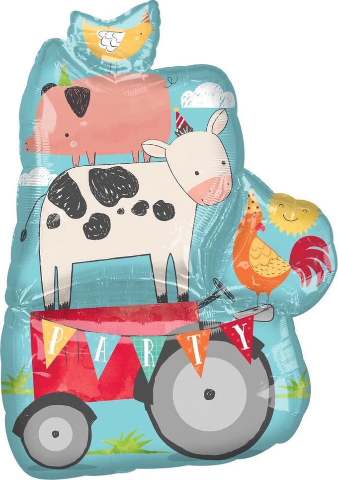 Amscan Folieballon Barnyard Happy Birthday 63 Cm