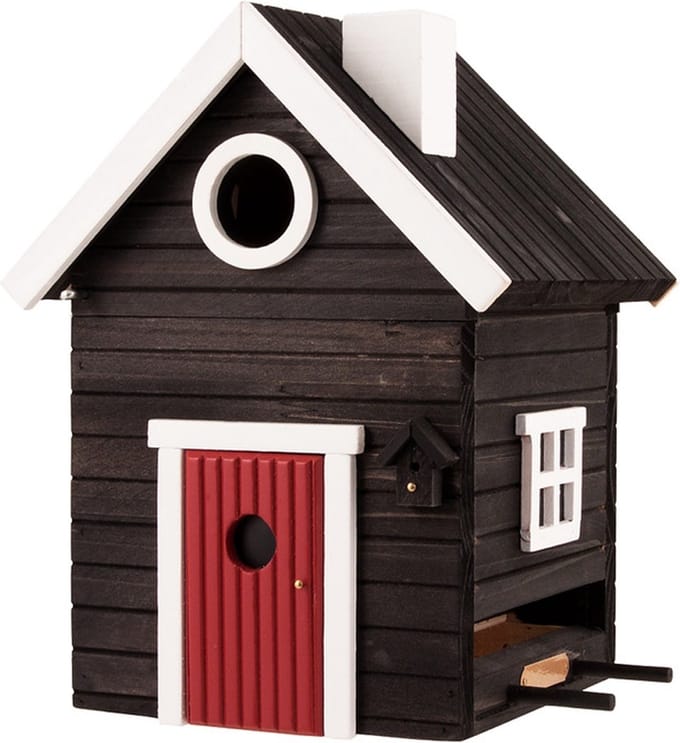 Wildlife Garden Vogelhuisje & Voederhuis - Zwart