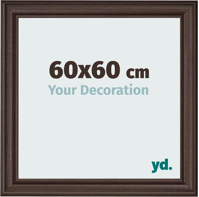 Your Decoration - Fotolijst 60x60 cm - MDF - Eiken Donker - Lazio