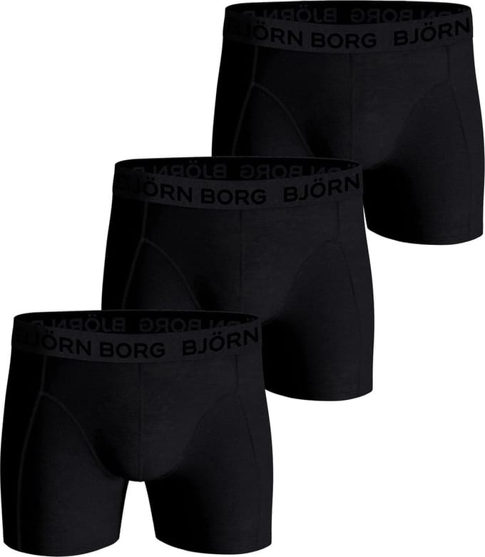 Björn Borg Cotton Stretch Boxershorts Heren (3-pack) - Maat M