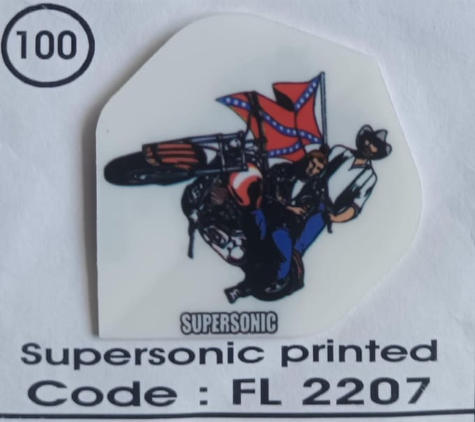 Dart Flights - 10 sets (30 stuks) - 100 micro - Supersonic - FL2207 - moter