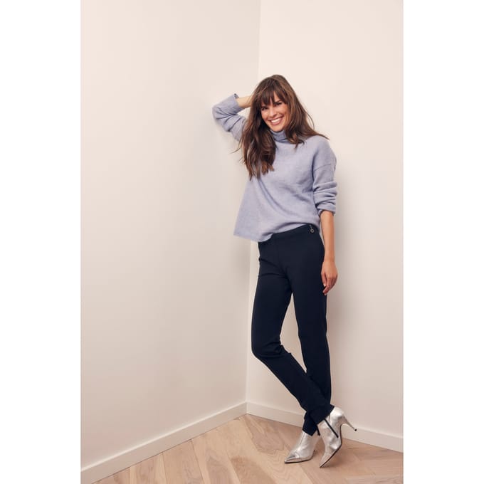 Corel - Dames Broek Marilynn Pants - Blauw - Maat 36