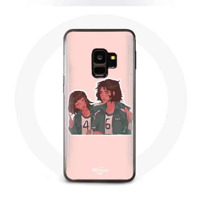 Coque - Samsung - Galaxy S9 - Souple - Rose - Squid Game