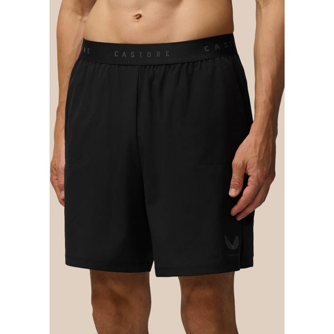 Men's Adapt 7" Castore Elastic Shorts - Black
