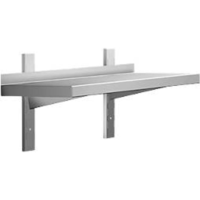 Wandbord met consoles, 1000 x 300 mm