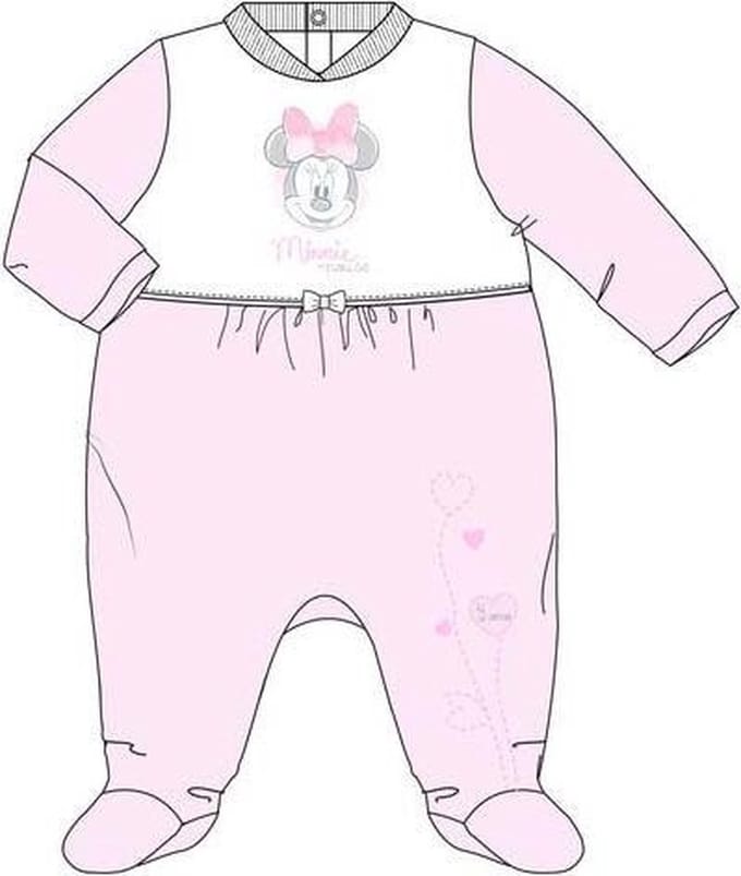 Disney Minnie Mouse boxpak - onesie - pyjama - roze - maat 80 (18 maanden)