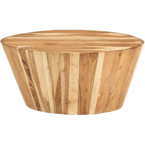 vidaXL - Salontafel - Ø65x31 - cm - massief - acaciahout