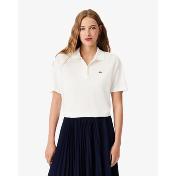 Polo Lacoste Women PF1123 Relaxed Fit Flour-XS