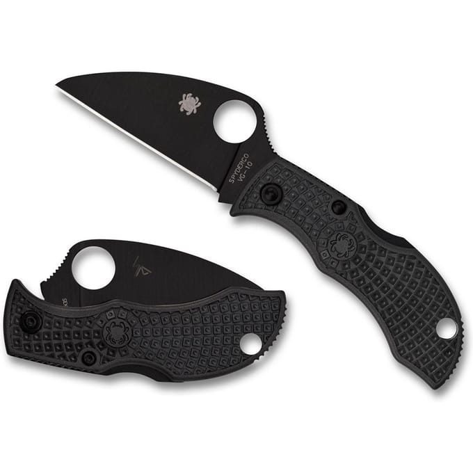 Spyderco Zakmes ManBug Lightweight Warnecliffe Black / Black VG-10