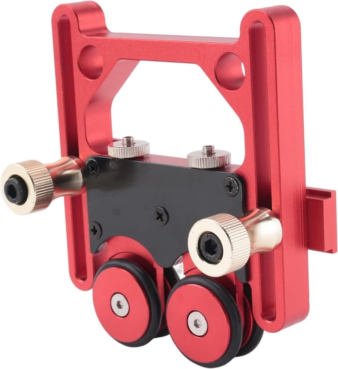 1Set Verstelbare Voorraad Gidsen Multifunctionele Clear-Cut Anti Rebound Duwen Hulpgereedschap Rood