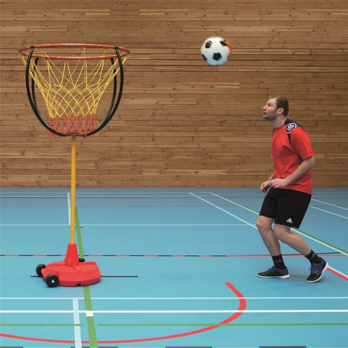 Spordas Foot-Basket Game Goal voetbal basketbal speldoel.