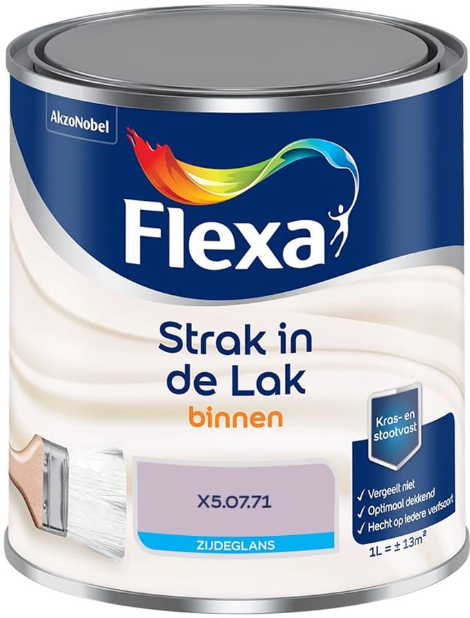 Flexa - Strak In De Lak Binnenlak Zijdeglans - X5.07.71 - Mengverf - 1 L