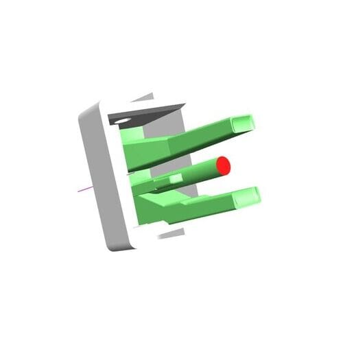 AEG knop, wit, Start/Pause 1257961001