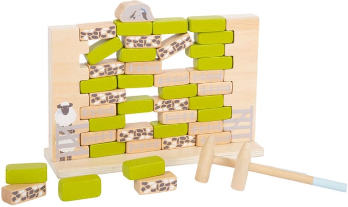 Small Foot - Wooden Wobble Wall Game