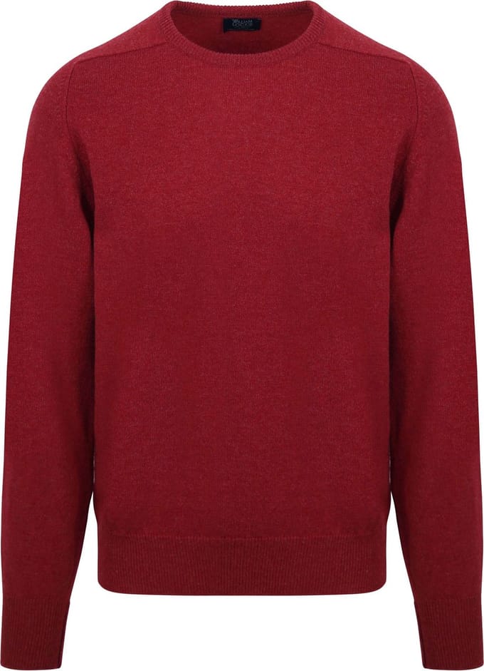 William Lockie Pullover Lamswol O Poppy Mellange - Maat S - Heren