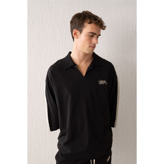 Heren Katoenen Polo T-shirt