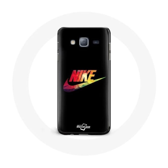 Coque - Nike - Samsung Galaxy J3 2016 - Rigide - Noir - Protection noir