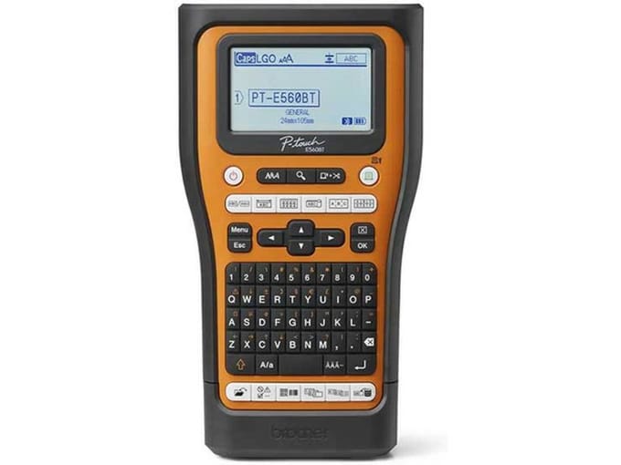 Brother PT-E560BTSP labelprinter Thermo transfer 180 x 180 DPI 30 mm/sec Bedraad en draadloos HSE/TZe Bluetooth QWERTY