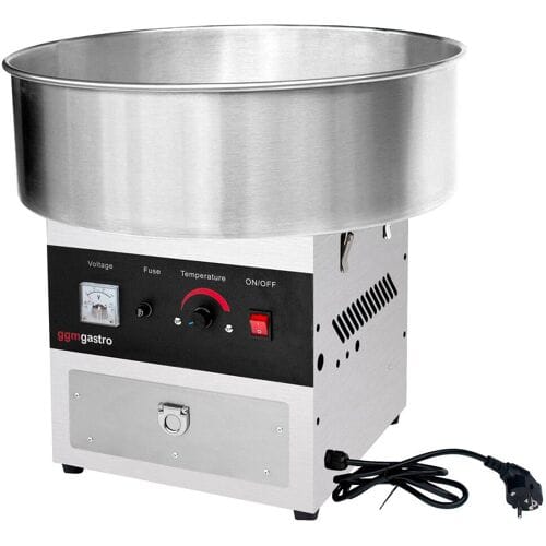 GGM Gastro Professionele suikerspinmachine - Ø52cm - 0,95kW - RVS - 230V - tafelmodel