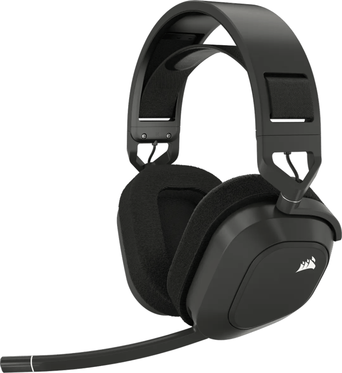 Corsair HS80 MAX Draadloze Headset - Staalgrijs - PC, Mac & PS5/PS4