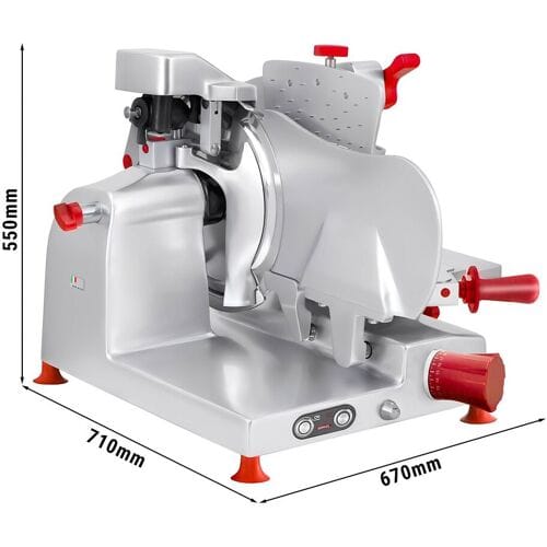 BERKEL Snijmachine Domina als verticale snijmachine - 300 Watt - Mes: Ø 350mm - Met klemarm