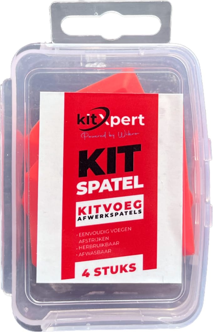 Kitxpert Kitspatels - Strak afwerken van kitvoegen - 4 stuks