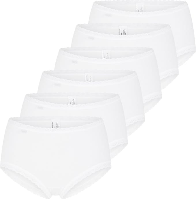 sloggi Dames midi slip 6 pack 24/7 Cotton Lace