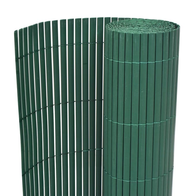 vidaXL Tuinafscheiding dubbelzijdig 150x300 cm groen