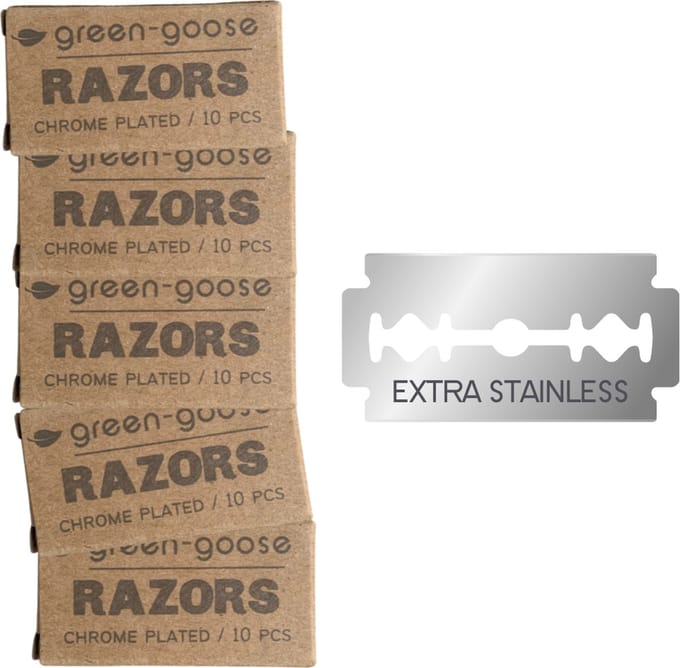 Baili Klassieke Scheermesjes - Double Edge Blades - 50 Stuks