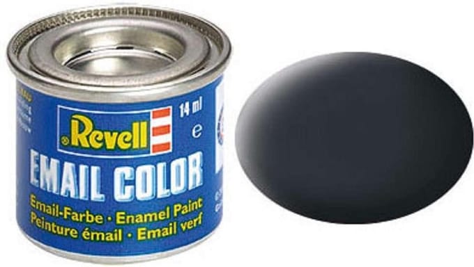 Revell Hobbyverf Enamel verf - #9 Anthracite Grey - Matt - RAL7021 - Enamel - Verf potje - 14 ml