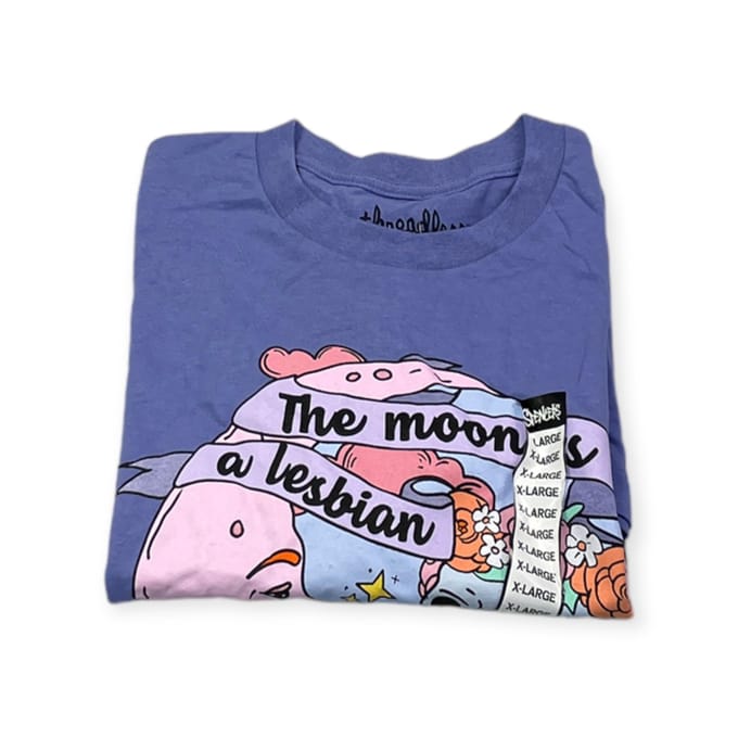 Koszulka T-shirt męski okrągły dekolt SPENCER'S Threadless XL blue