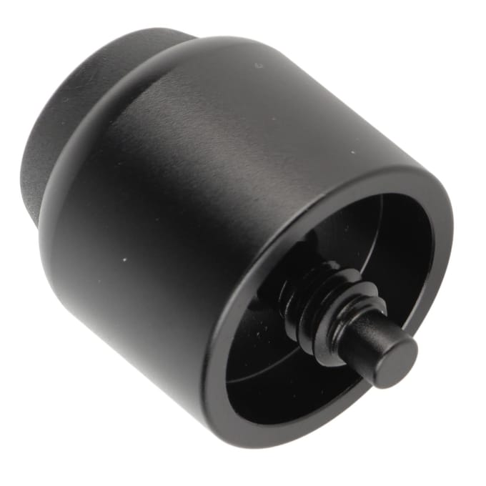 Biljart Poolkeu Verlengstuk Aluminiumlegering Poolkeu Stok Extender voor Oefening Training 1 Inch 1in black