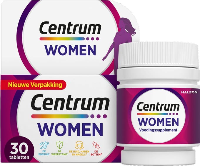Centrum - Women - Multivitaminen - Tabletten - 30 stuks