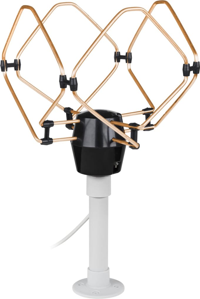 Sunker Crown - Autoantenne - TV en Radio - 12 V - Met Versterker