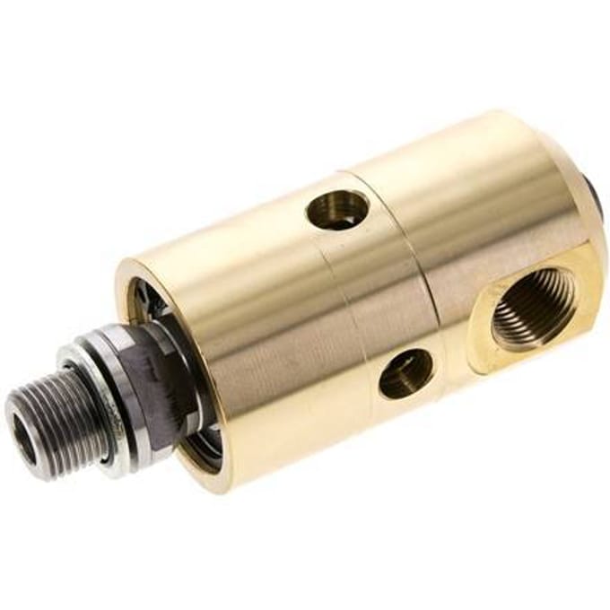 Draaidoorvoer G3/8'' Binnendraad X G3/8'' Buitendraad Messing 50bar Schuurmiddelen