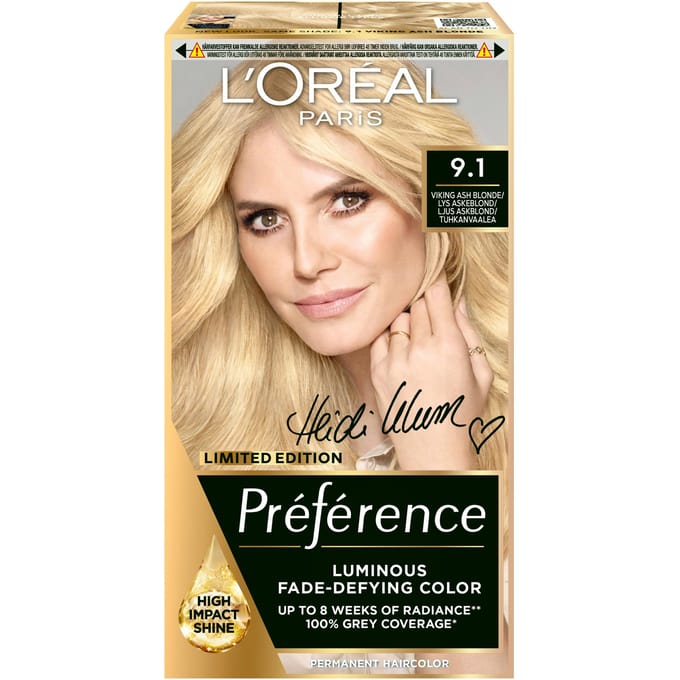 L'Oréal Paris L'Or&eacute;al Paris Pr&eacute;f&eacute;rence 9.1 Viking Ash Blonde 1 st
