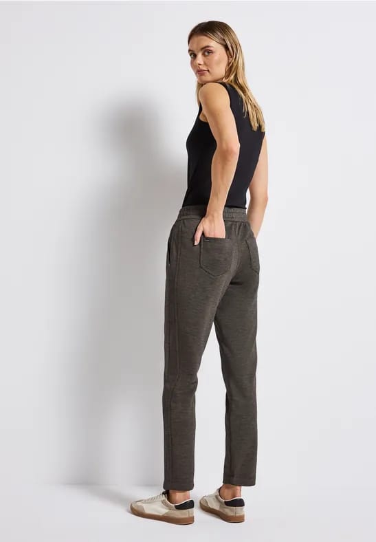 Loose Fit gemêleerde broek